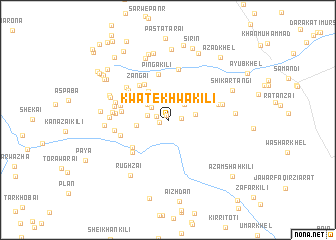 map of Kwate Khwa Kili