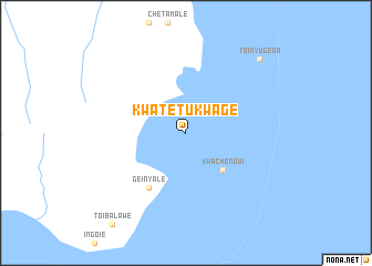 map of Kwate tu Kwage