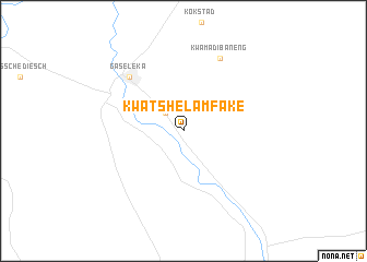 map of KwaTshelamfake