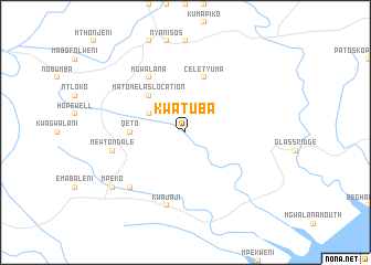 map of KwaTuba