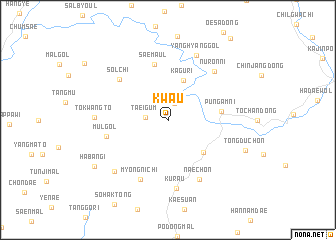 map of Kwau