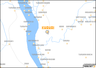 map of Kwawai