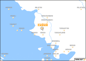 map of Kwawa