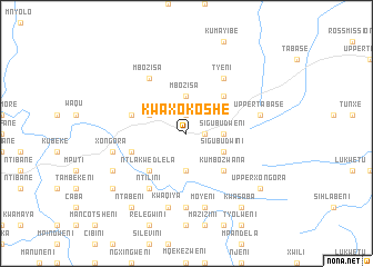 map of KwaXokoshe