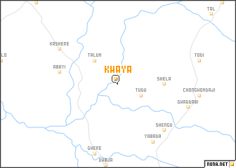 map of Kwaya