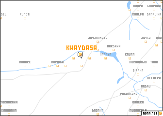 map of Kwaydasa