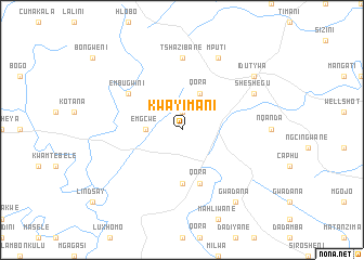 map of KwaYimani