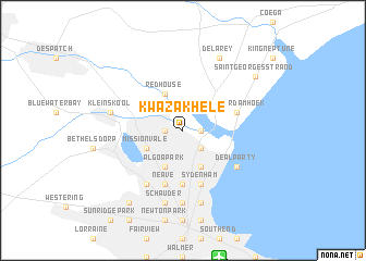 map of KwaZakhele