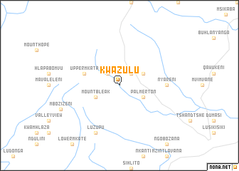 map of KwaZulu