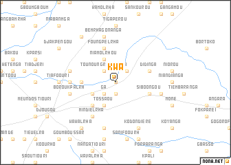 map of Kwa