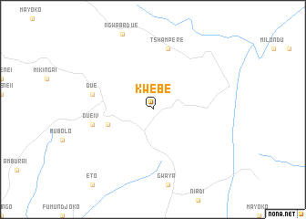 map of Kwebe