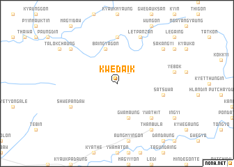 map of Kwedaik
