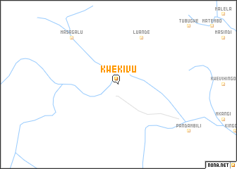 map of Kwekivu