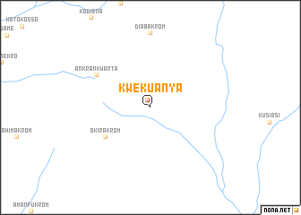 map of Kwekuanya