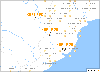 map of Kwelera