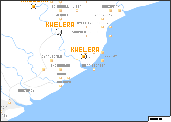 map of Kwelera