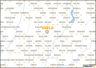 map of Kwelu