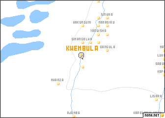 map of Kwembula