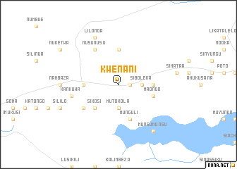 map of Kwenani