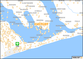 map of Kwengan