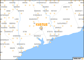 map of Kwenue