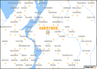 map of Kwenyako