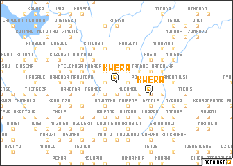 map of Kwera