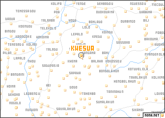 map of Kwesua