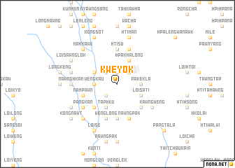 map of Kweyok