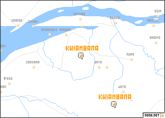 map of Kwiambana