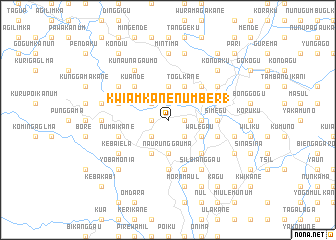 map of Kwiamkane Number 1