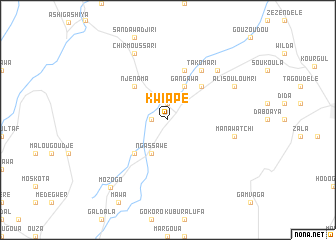 map of Kwiapé