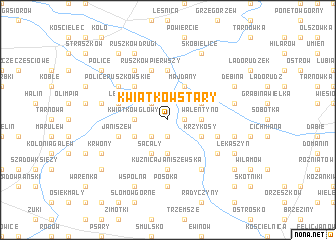 map of Kwiatków Stary