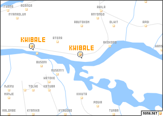 map of Kwibale