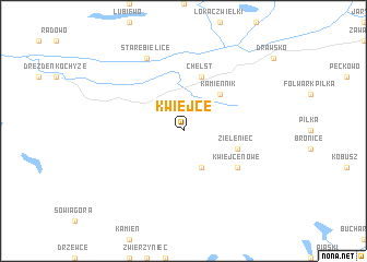 map of Kwiejce