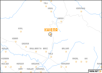 map of Kwiena