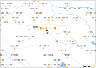 map of Kwietnik