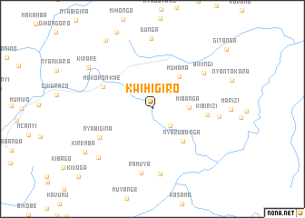 map of Kwihigiro