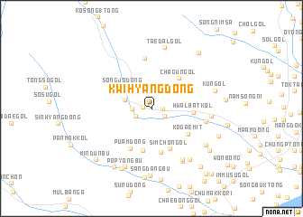 map of Kwihyang-dong