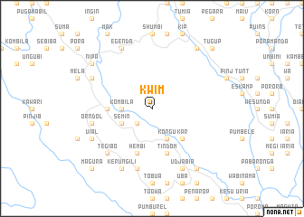 map of Kwim