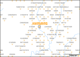 map of Kwindaing