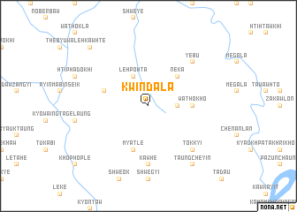 map of Kwindala