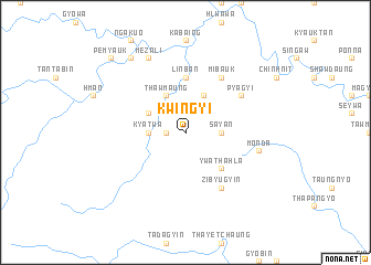 map of Kwingyi