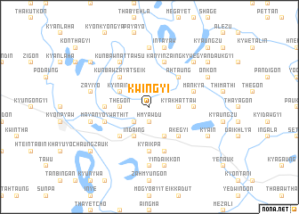 map of Kwingyi