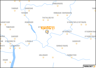 map of Kwingyi