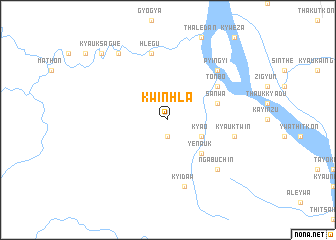 map of Kwinhla