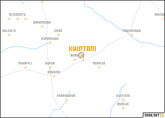 map of Kwintani