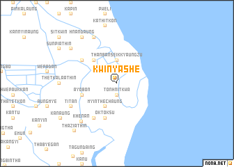 map of Kwinyashe