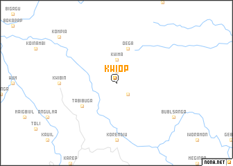 map of Kwiop
