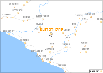 map of Kwitatuzor